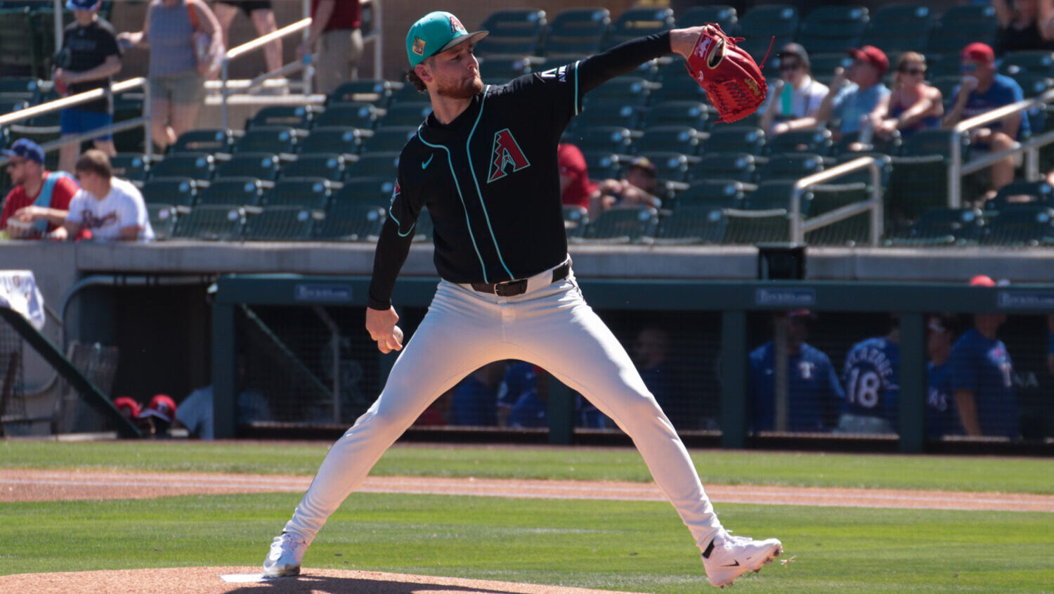 Ryne Nelson of the Arizona Diamondbacks...