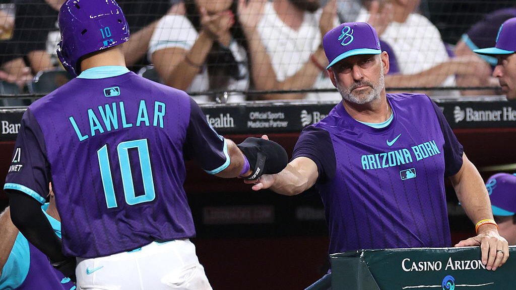 Diamondbacks' Torey Lovullo...