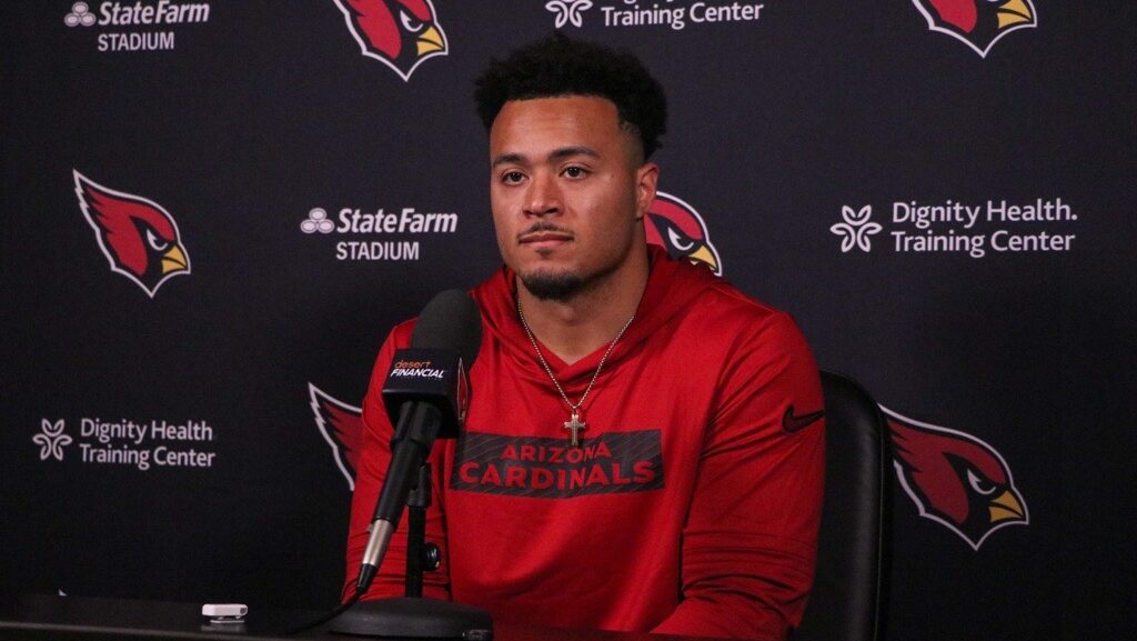 Cardinals' Tyler Allgeier...