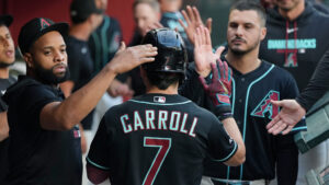 Corbin Carroll exits game vs. Blue Jays with low back tightness, does not expect to miss time