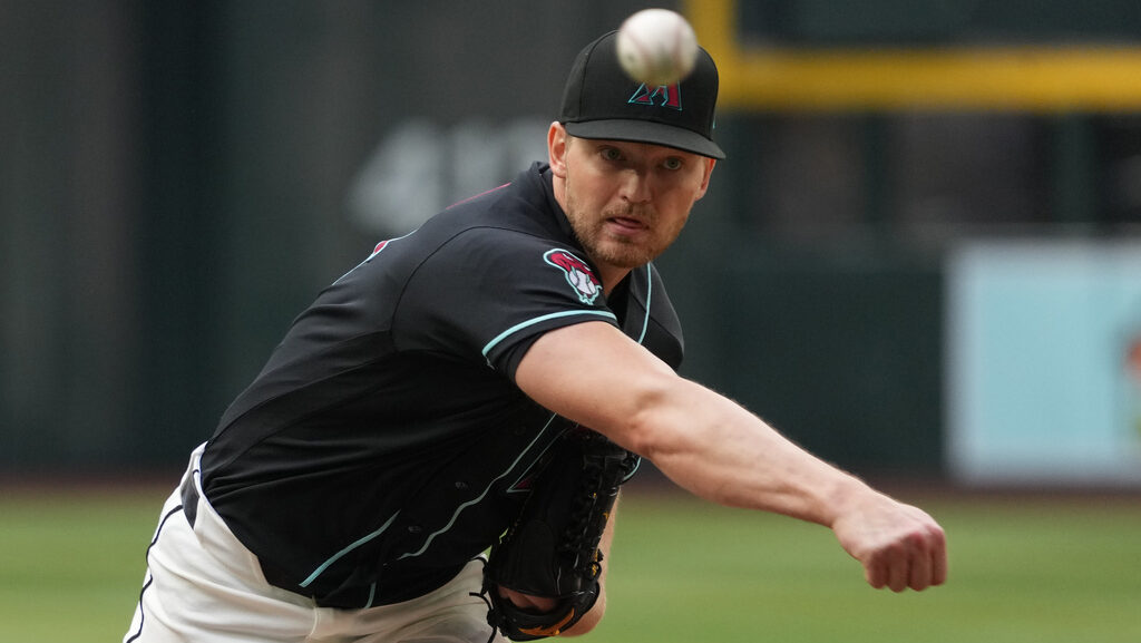 Arizona Diamondbacks pitcher Michael Soroka...