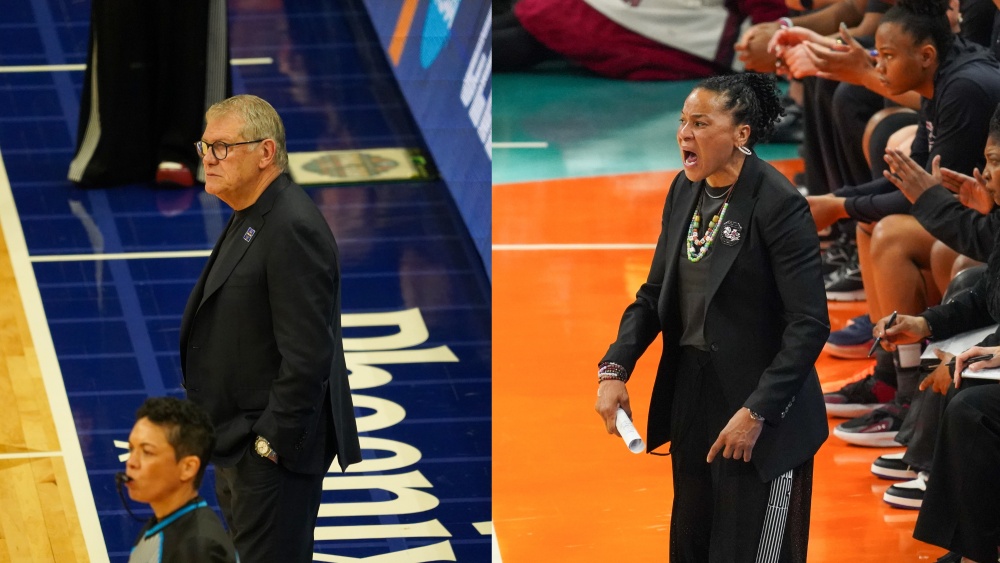 South Carolina UConn Geno Auriemma Dawn Staley spat Final Four...