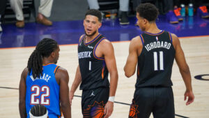 Devin Booker struggles early as Suns eliminated by Thunder on home court