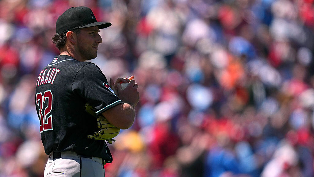 Brandon Pfaadt #32 of the Arizona Diamondbacks...