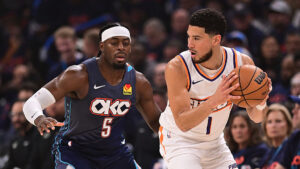 Devin Booker blasts refs after loss to Thunder: 'People are going to start viewing this as WWE'