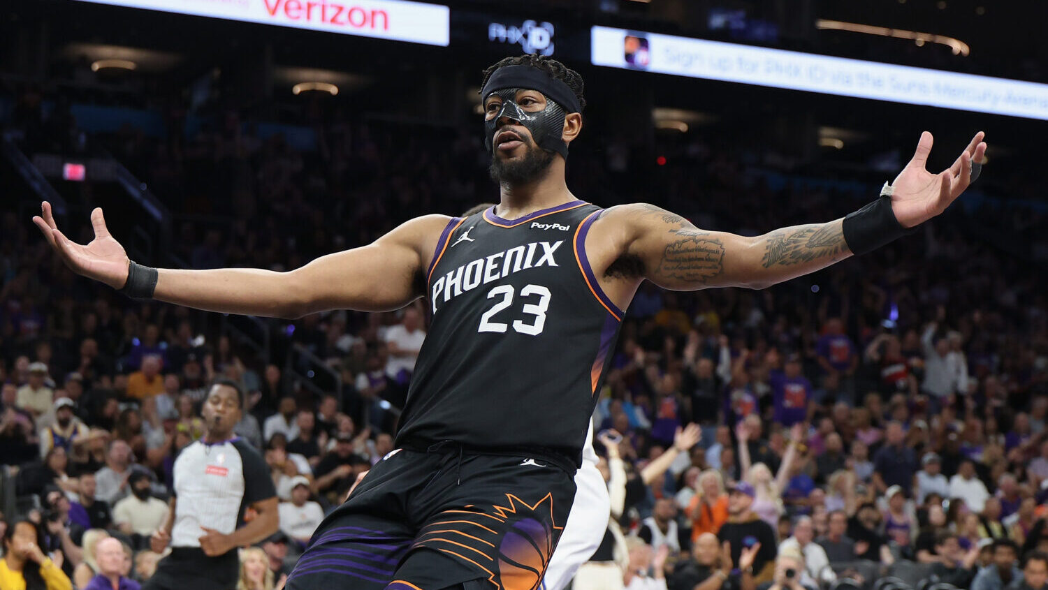 Jordan Goodwin Suns Thunder injury...