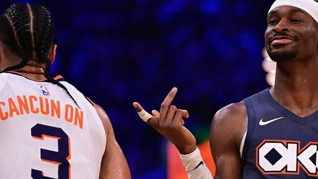 Shai Gilgeous-Alexander and Dillon Brooks...