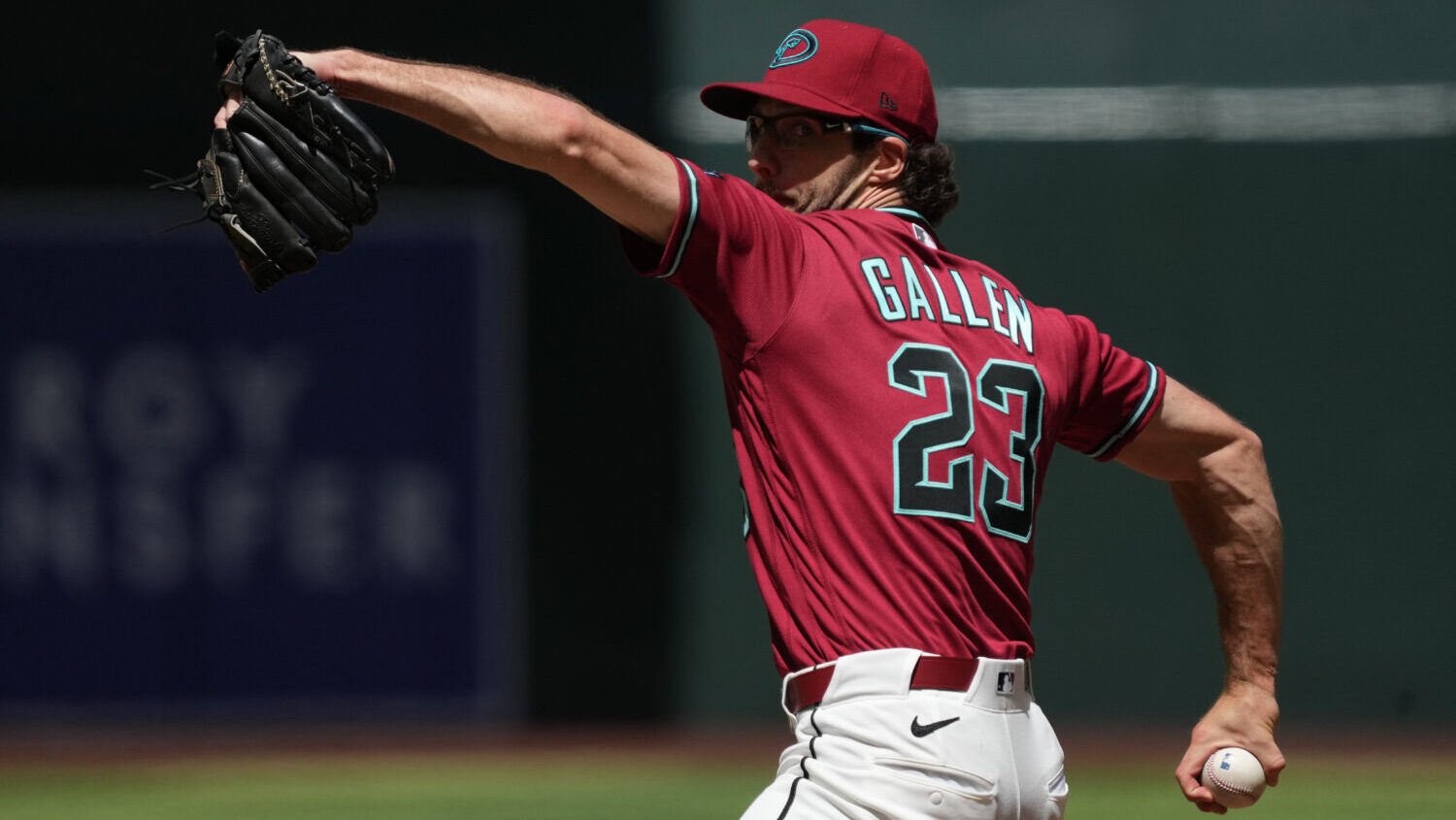 Arizona Diamondbacks pitcher Zac Gallen...