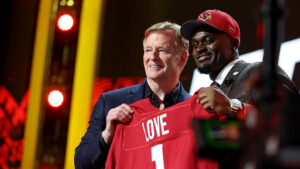 Cardinals' Jeremiyah Love 'on the hunt' for greatness after going No. 3 overall