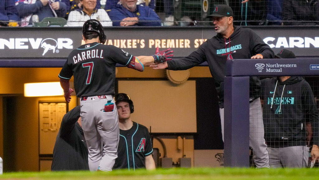 Arizona Diamondbacks manager Torey Lovullo...