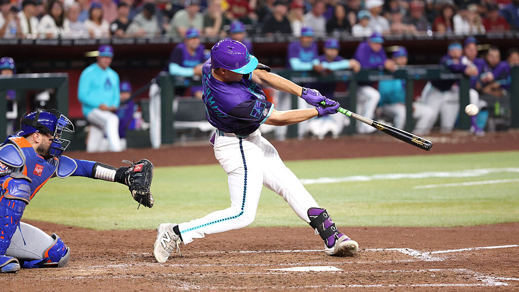 Ryan Waldschmidt #15 of the Arizona Diamondbacks...