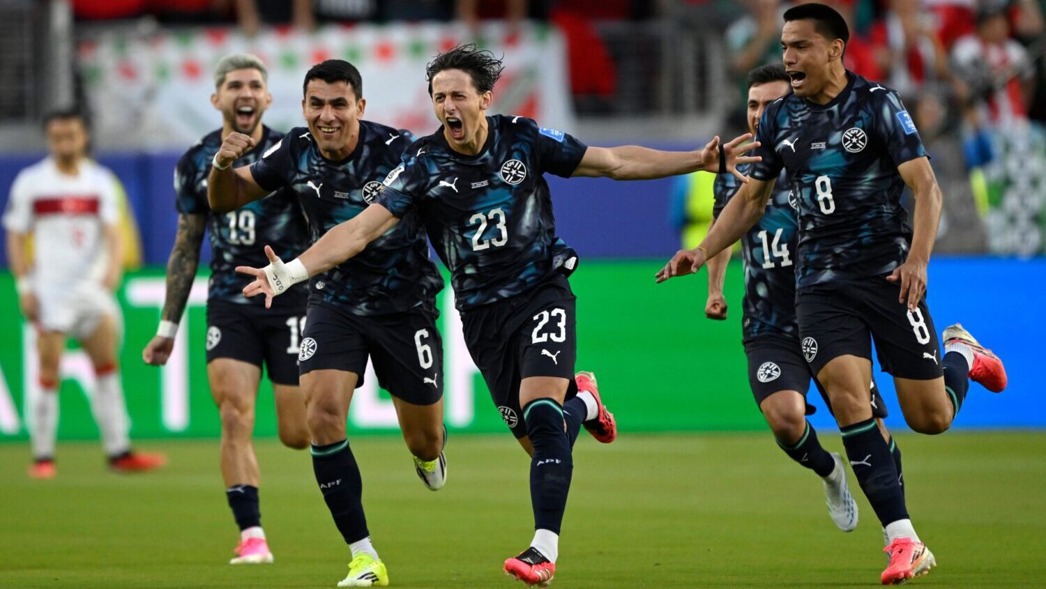 US World Cup clinch group Paraguay win over Turkey...