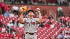 How did Mitch Bratt pitch in MLB debut for Diamondbacks?