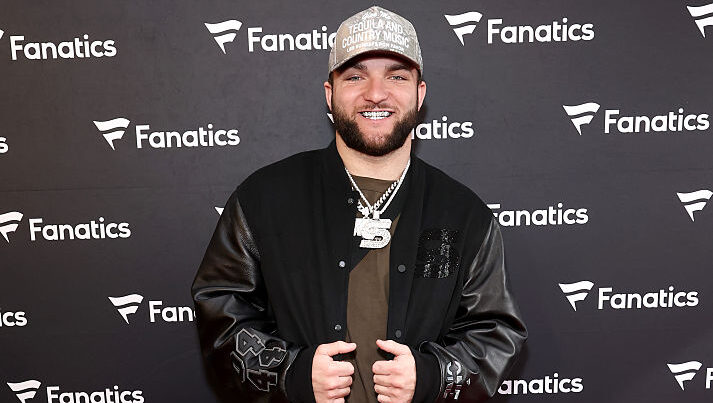 SAN FRANCISCO, CALIFORNIA - FEBRUARY 07: Cameron Skattebo attends the 2026 Fanatics Super Bowl Part...