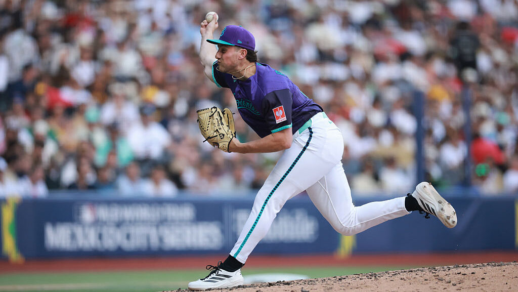 Brandon Pfaadt #32 of the Arizona Diamondbacks...