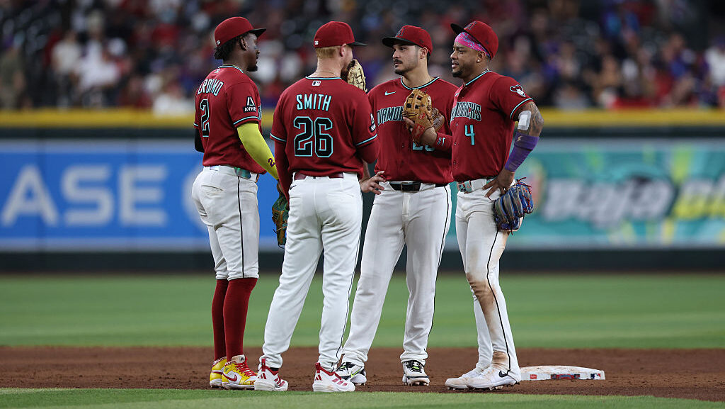 Geraldo Perdomo #2 of the Arizona Diamondbacks...