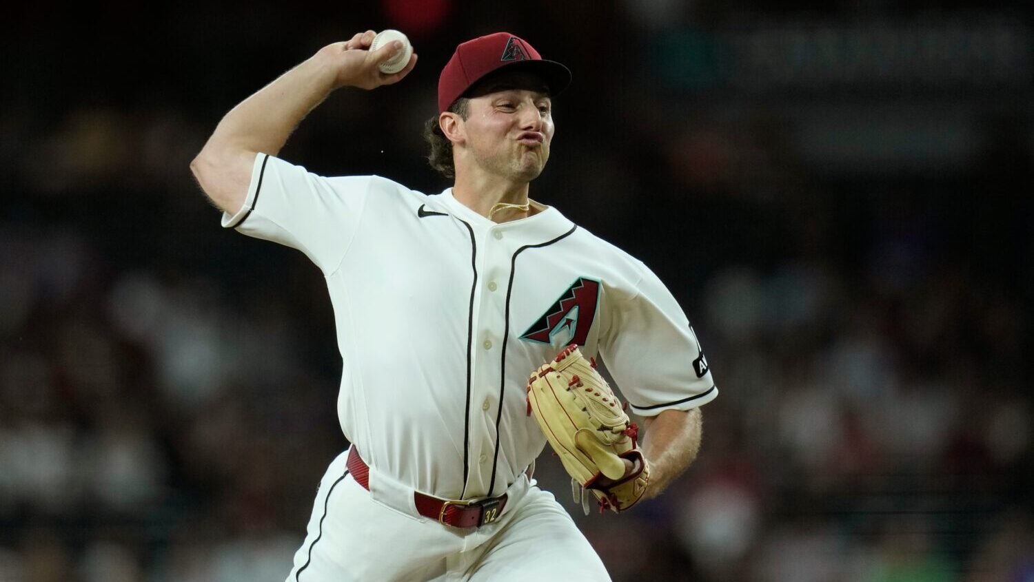 Arizona Diamondbacks starting pitcher Brandon Pfaadt...