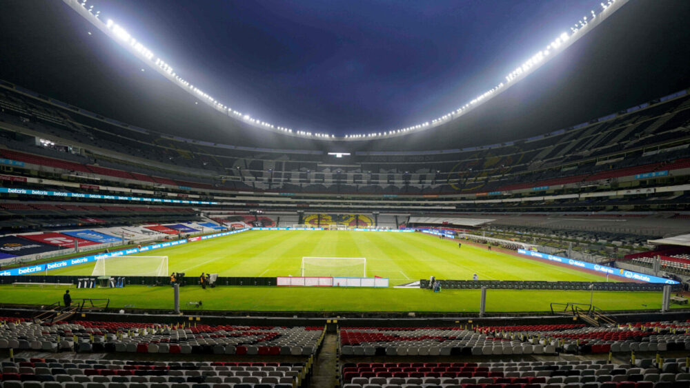 World Cup venue: Azteca Stadium...