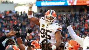 Rams swing massive trade for All-Pro pass rusher Myles Garrett