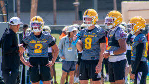 Dillingham wants ASU's starting QB named by 9-10 days ahead of opener at the latest
