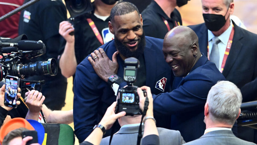Michael Jordan and LeBron James...