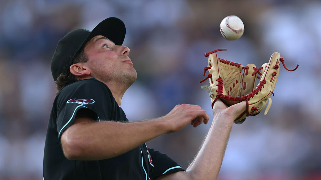 Brandon Pfaadt #32 of the Arizona Diamondbacks...