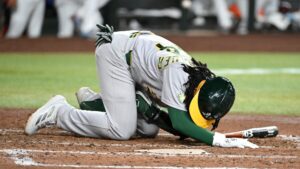 Doctor calls A’s rookie Joshua Kuroda-Grauer ‘a tough kid’ after surgery for ruptured testicle