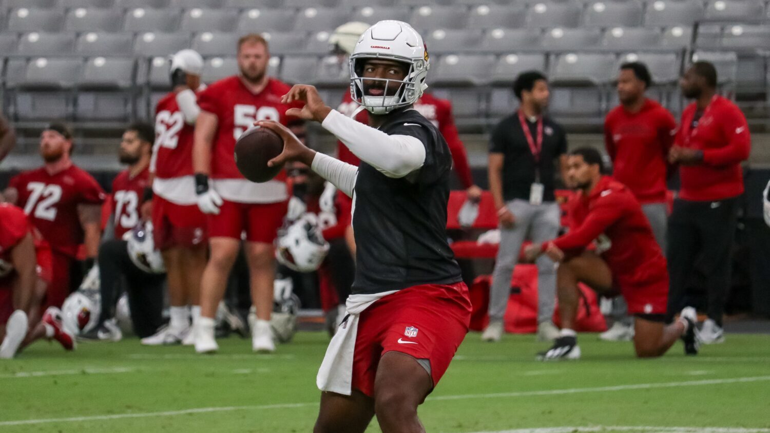 Cardinals' Jacoby Brissett...