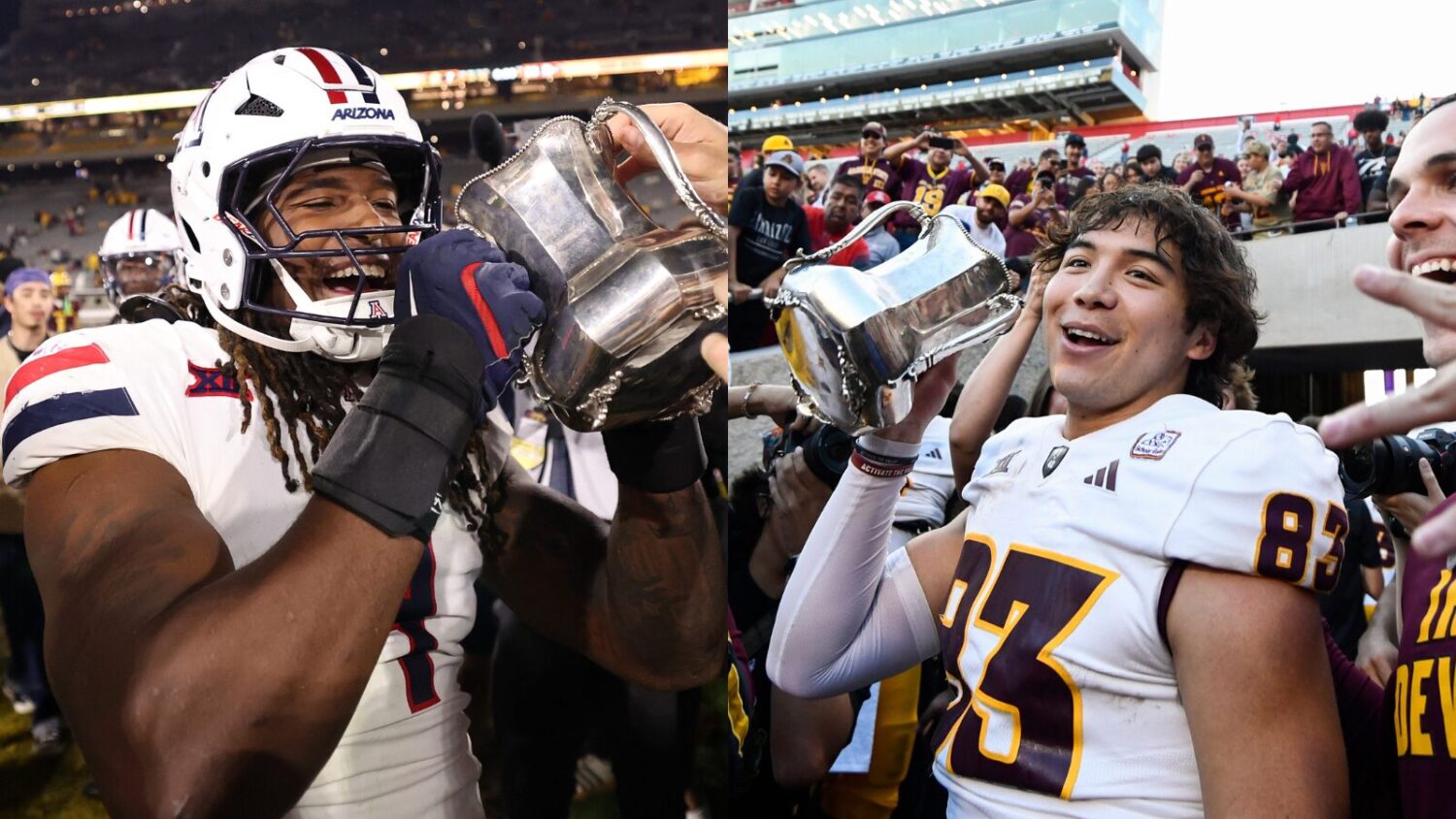 The NCAA authenticated the Arizona-Arizona State Territorial Cup as the oldest rivalry trophy in co...