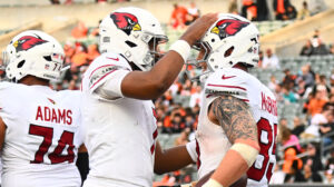 Jacoby Brissett links up with Cardinals playmakers for offseason workout
