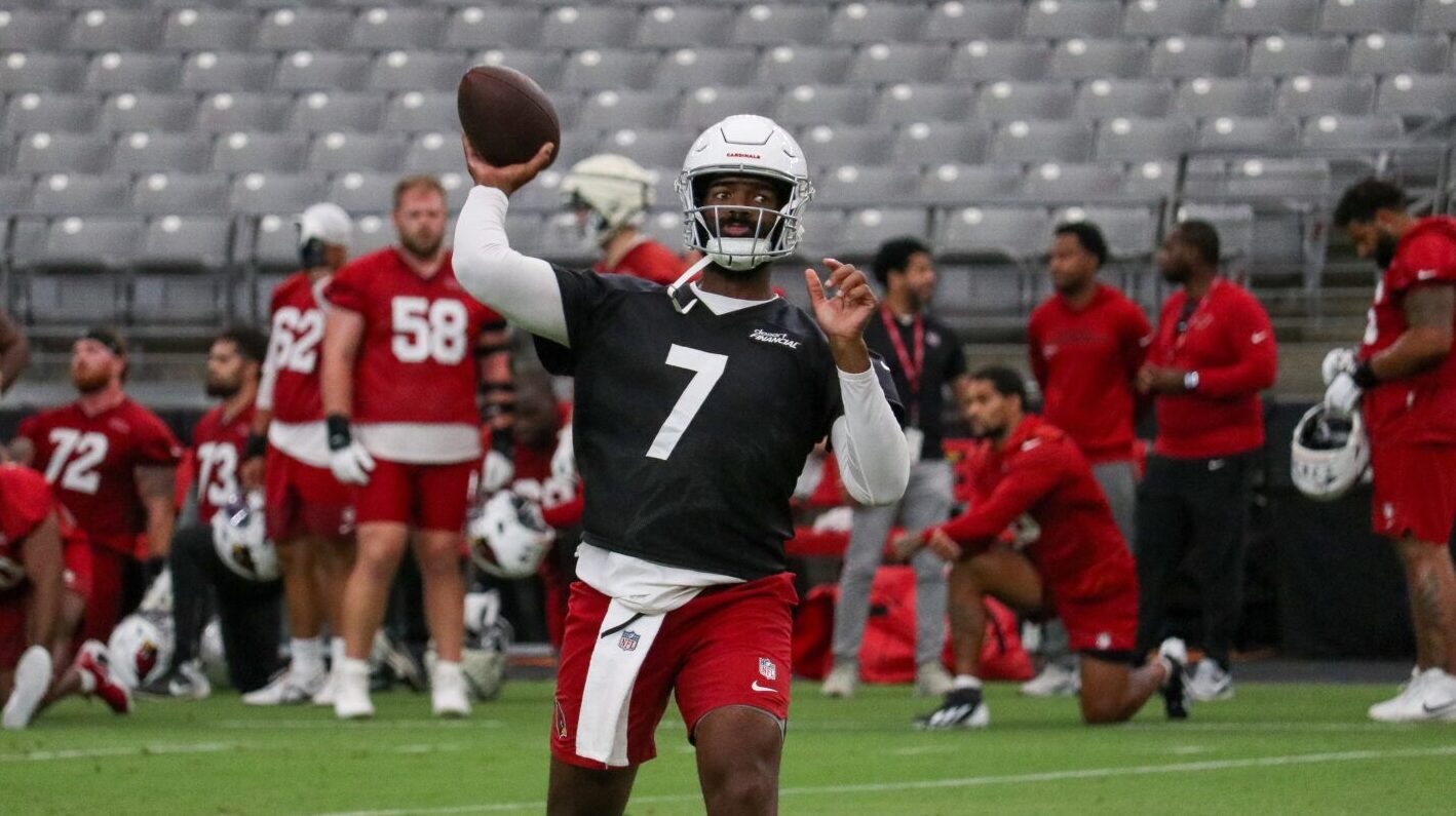 Cardinals' Jacoby Brissett...