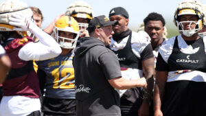Kenny Dillingham spoke to Kyle Whittingham about Michigan job, says family was open to move