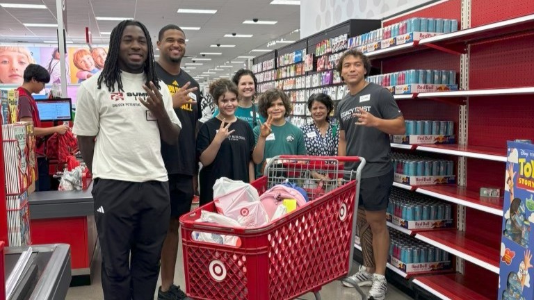 ASU's Derek Eusebio set up a giveback in partnership with Autism Society...