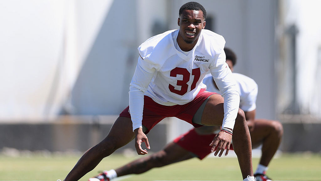 Wydett Williams Jr. #31 of the Arizona Cardinals...