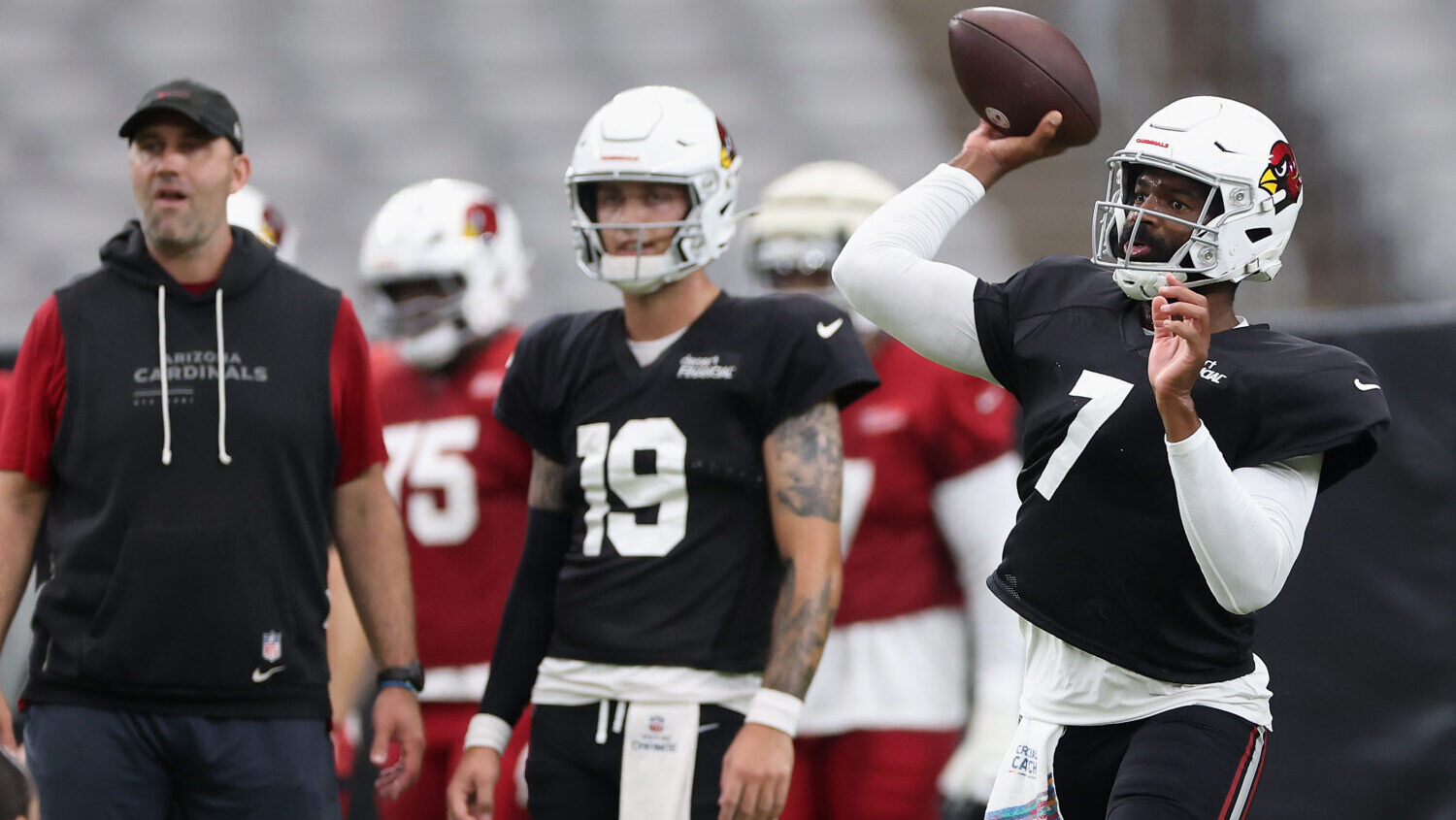 The Arizona Cardinals are holding their annual Red & White practice at State Farm Stadium on Sunday...