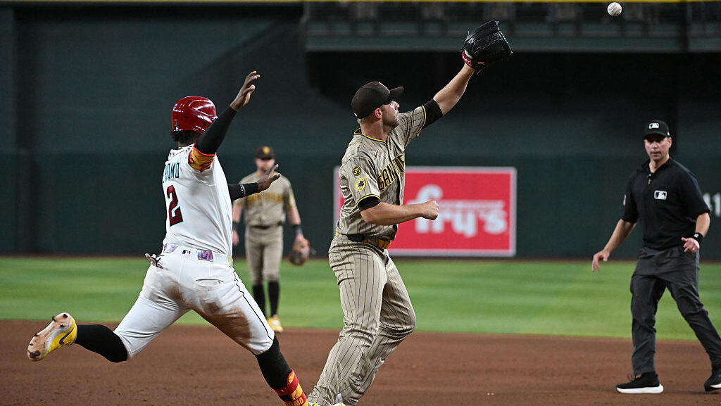 Geraldo Perdomo #2 of the Arizona Diamondbacks...