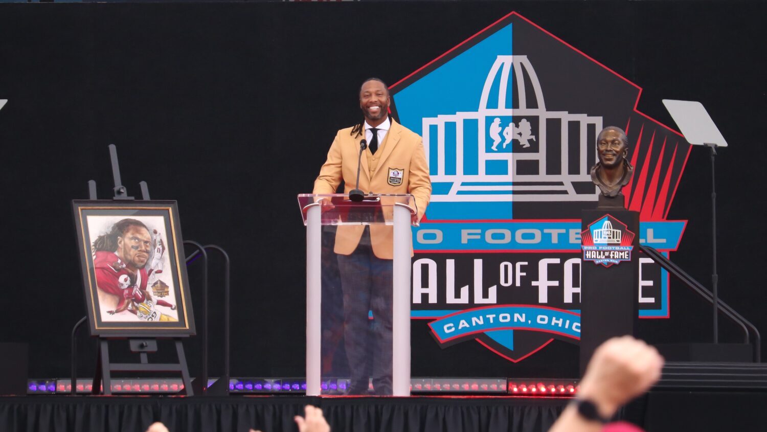 The legend has been enshrined! Arizona Cardinals Hall of Famer Larry Fitzgerald's HOF induction spe...