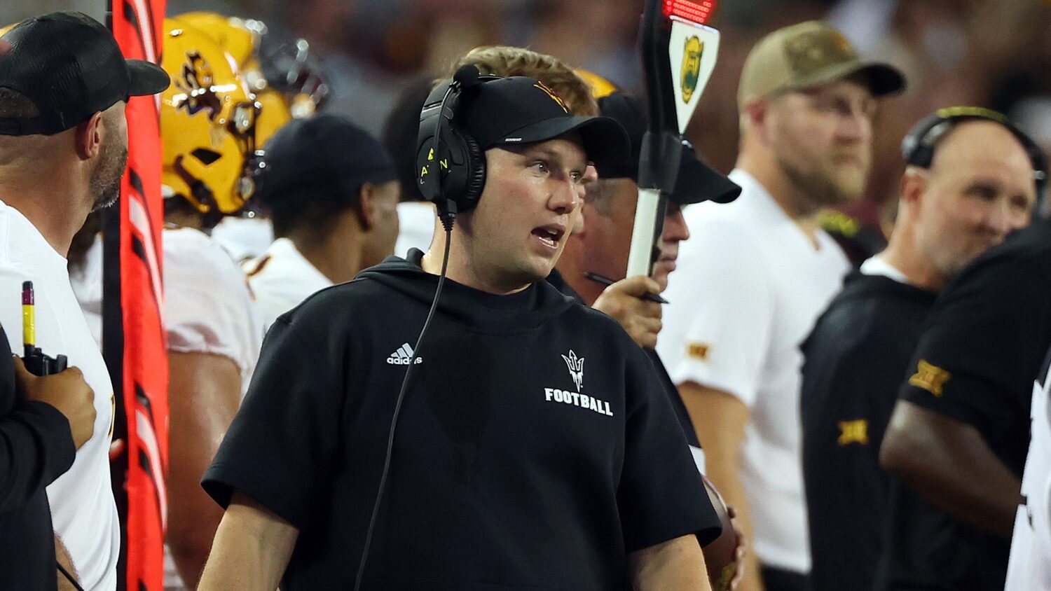 ASU football coach Kenny Dillingham...