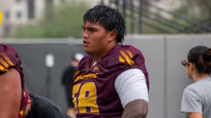 ASU football without starting center Tana Alo-Tupuola vs. Hawaii