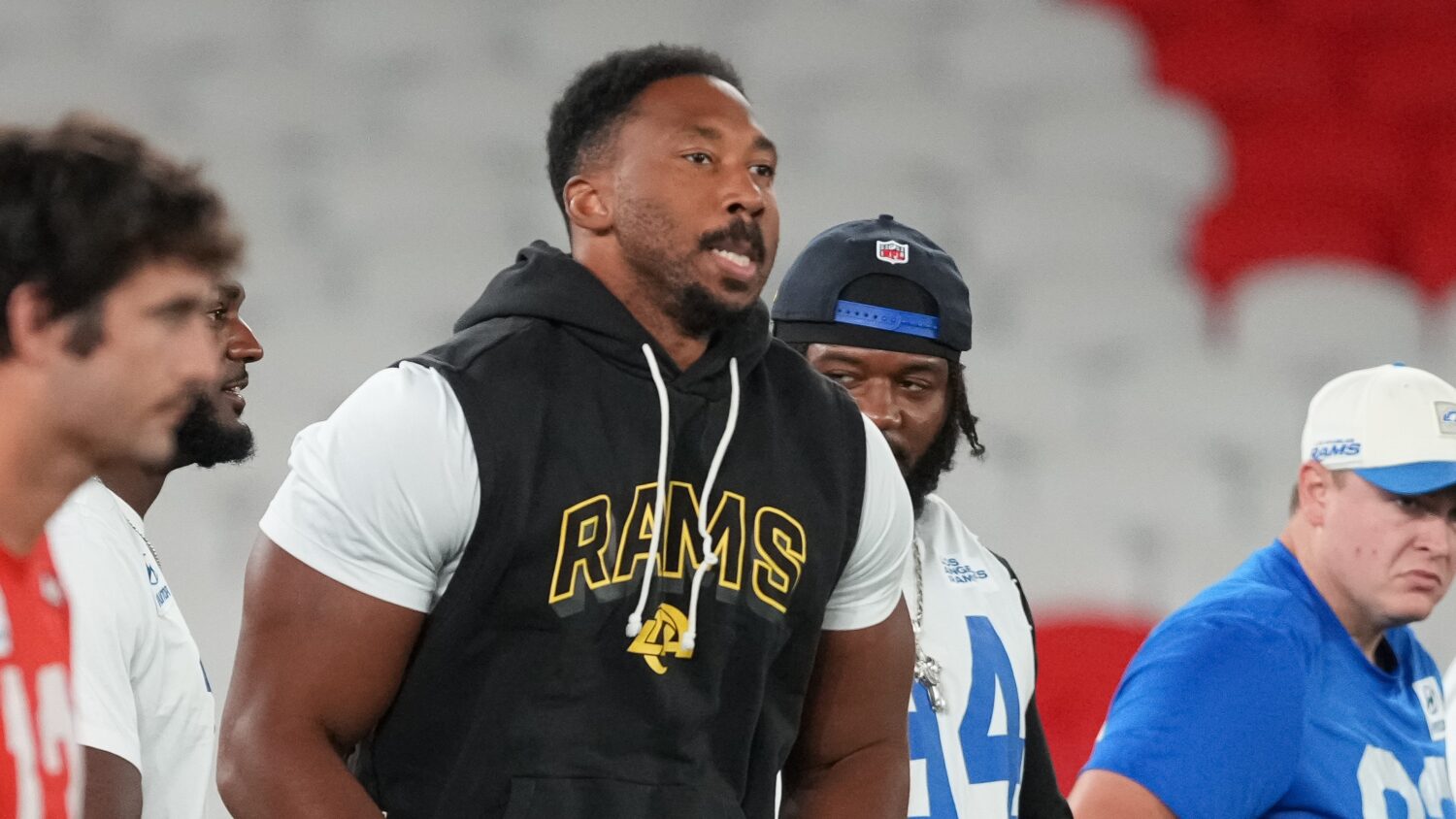 Los Angeles Rams DE Myles Garrett...